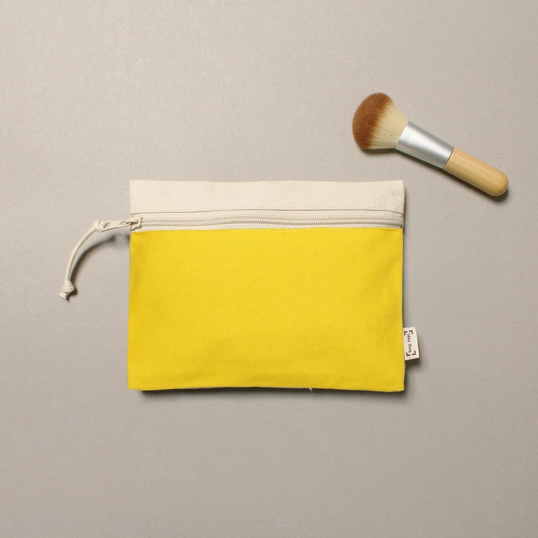 My Sunshine LayBag 瞌睡包 化妆小物收纳包 - 化妆包/杂物包 - 棉 黄色