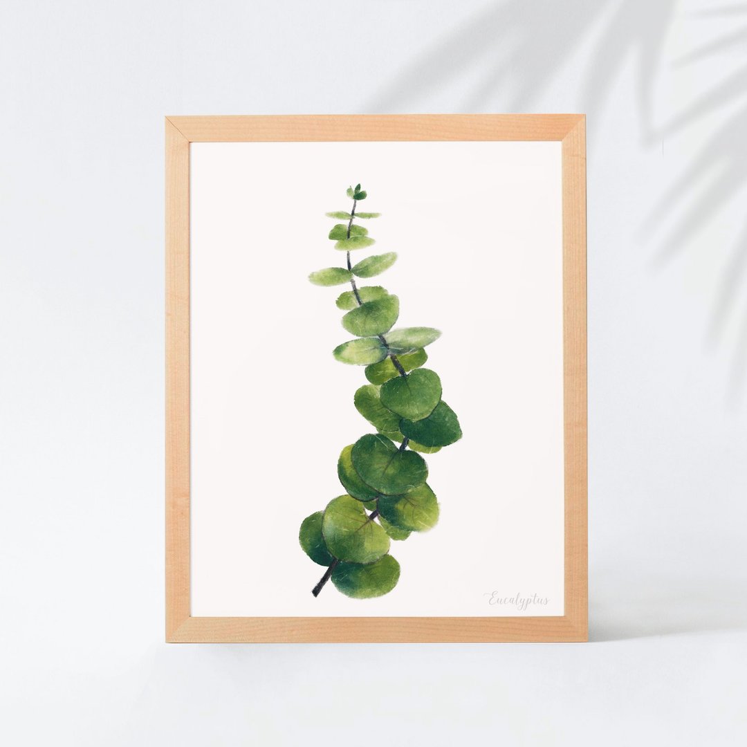 植物的静默 卧房餐厅挂画 植物水彩复制画 清新治愈绿色装饰画 - 海报/装饰画/版画 - 纸 多色