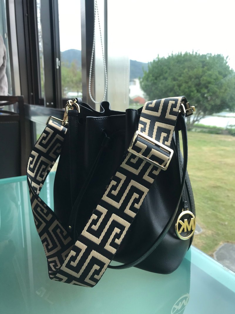 2寸手工宽版背带 棉织背带 背包背带  可以调整 可以替换 - 侧背包/斜挎包 - 棉 黑色