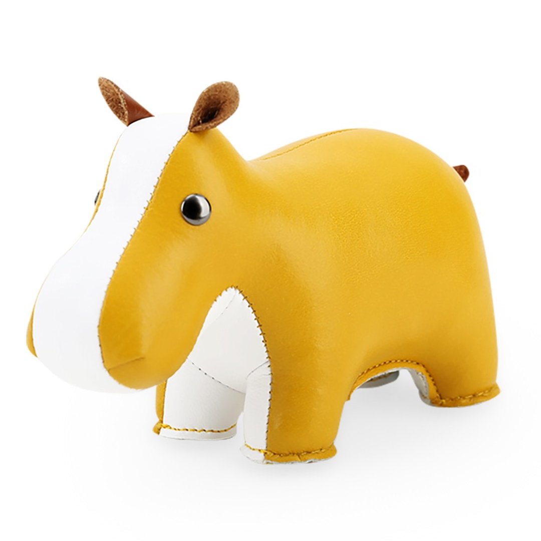 【纸镇】河马 Hippo 皮革动物摆饰 | 入厝礼物 - 摆饰 - 人造皮革 多色