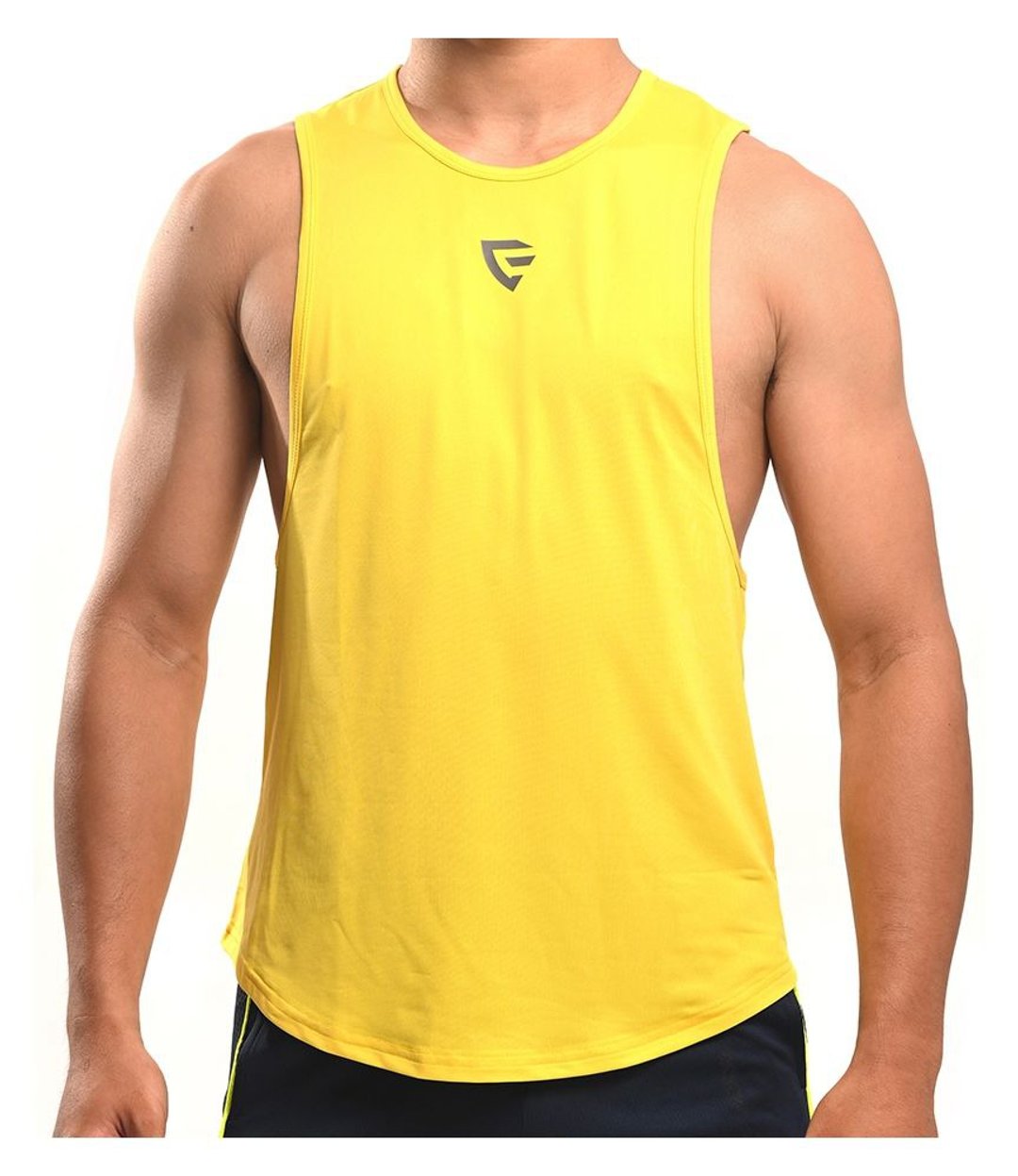Serious Gym 科技卫士 高机能下弧度运动背心 - 黄色 - 男装背心 - 聚酯纤维 黄色