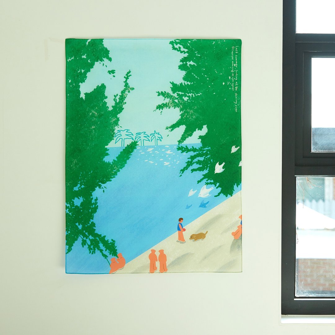日常绘画 布料海报_ Late Summer - 海报/装饰画/版画 - 棉 多色