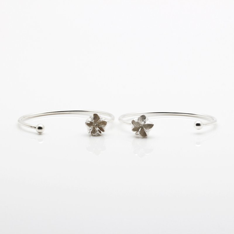 纯银 手环 自然植物 闺蜜 姊妹 情人 包邮(任选两件优惠组合) - 手链/手环 - 其他金属 银色