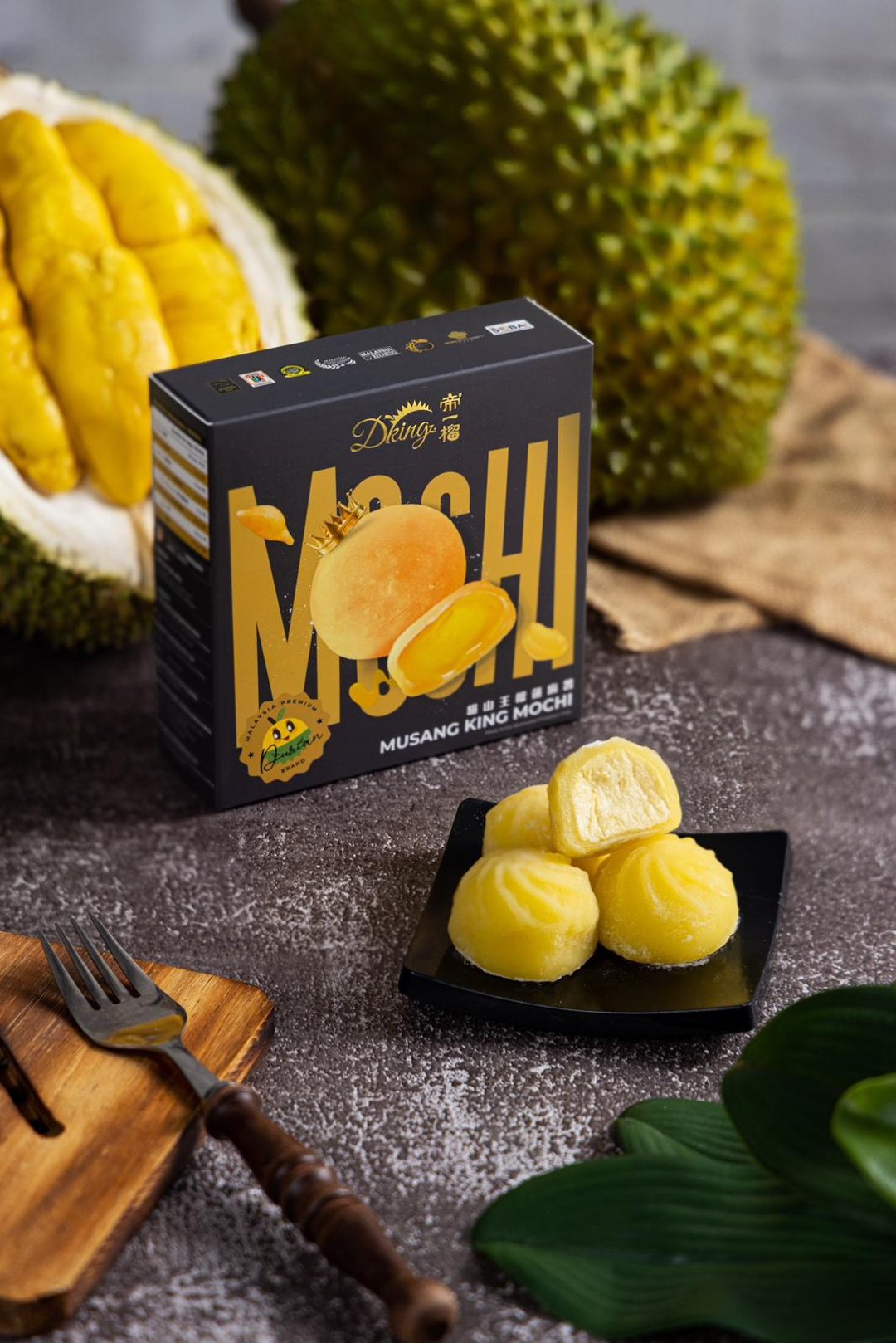 帝一榴 - 猫山皇榴槤MOCHI - 4粒装 - 四盒 - 蛋糕/甜点 - 其他材质 多色