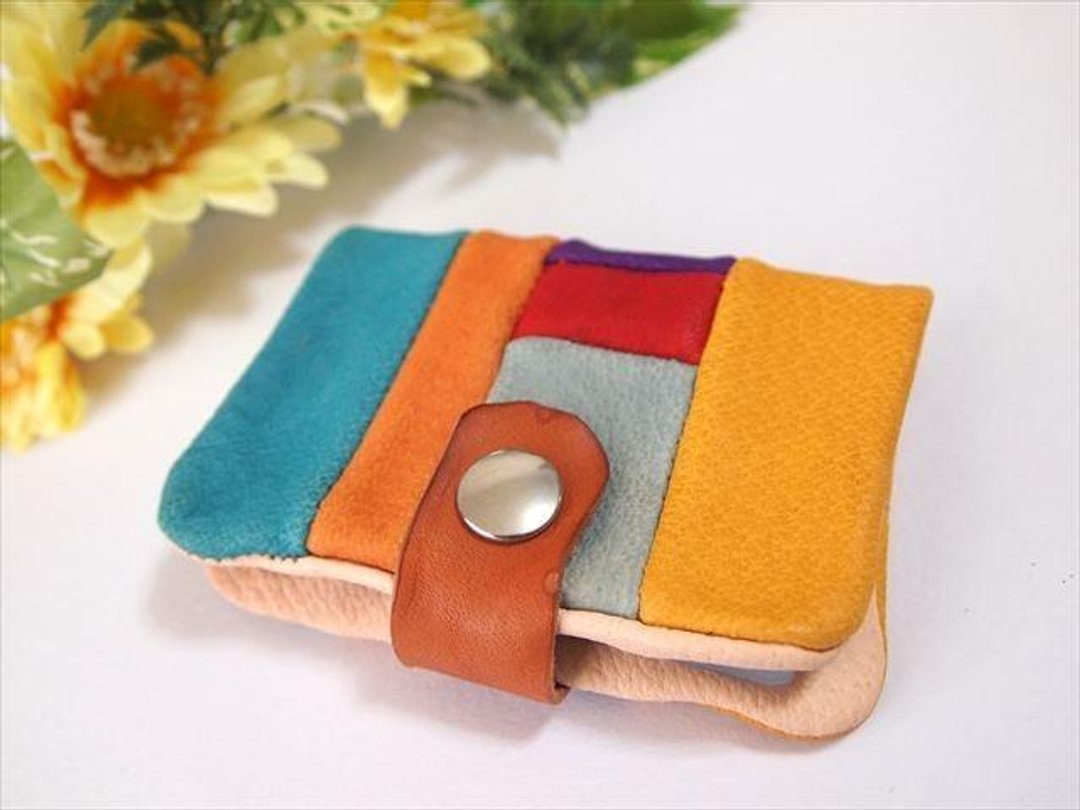[Pig leather soft card case] by color leather 1532006 - 其他 - 真皮 黄色