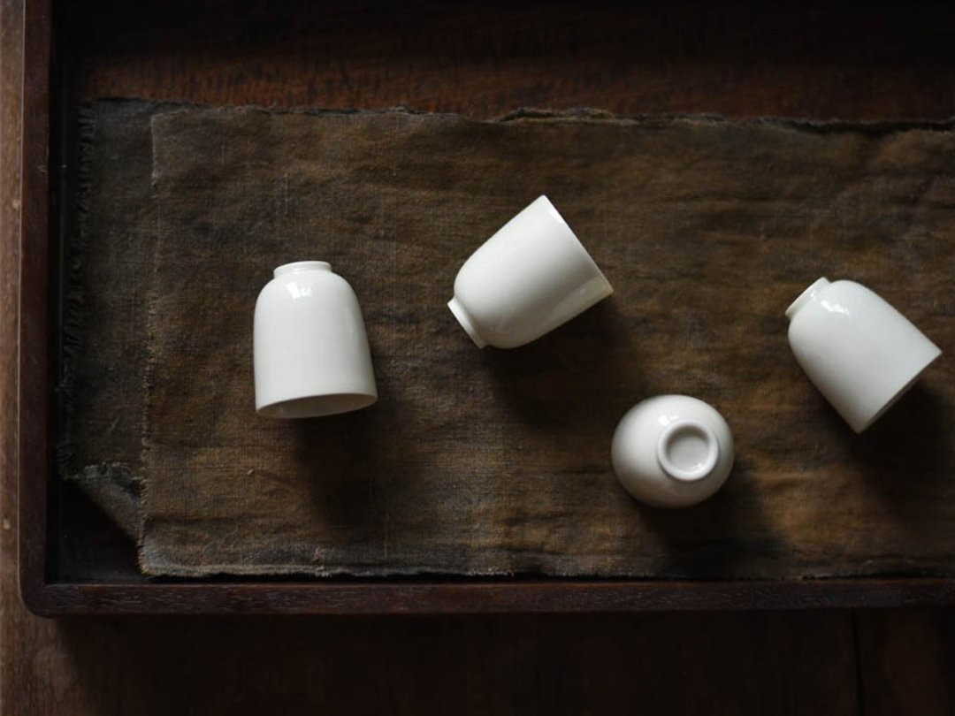 天然草木灰釉 手工 闻香杯聚香茶杯 品茗茶杯 高洁素雅 - 茶具/茶杯 - 瓷 