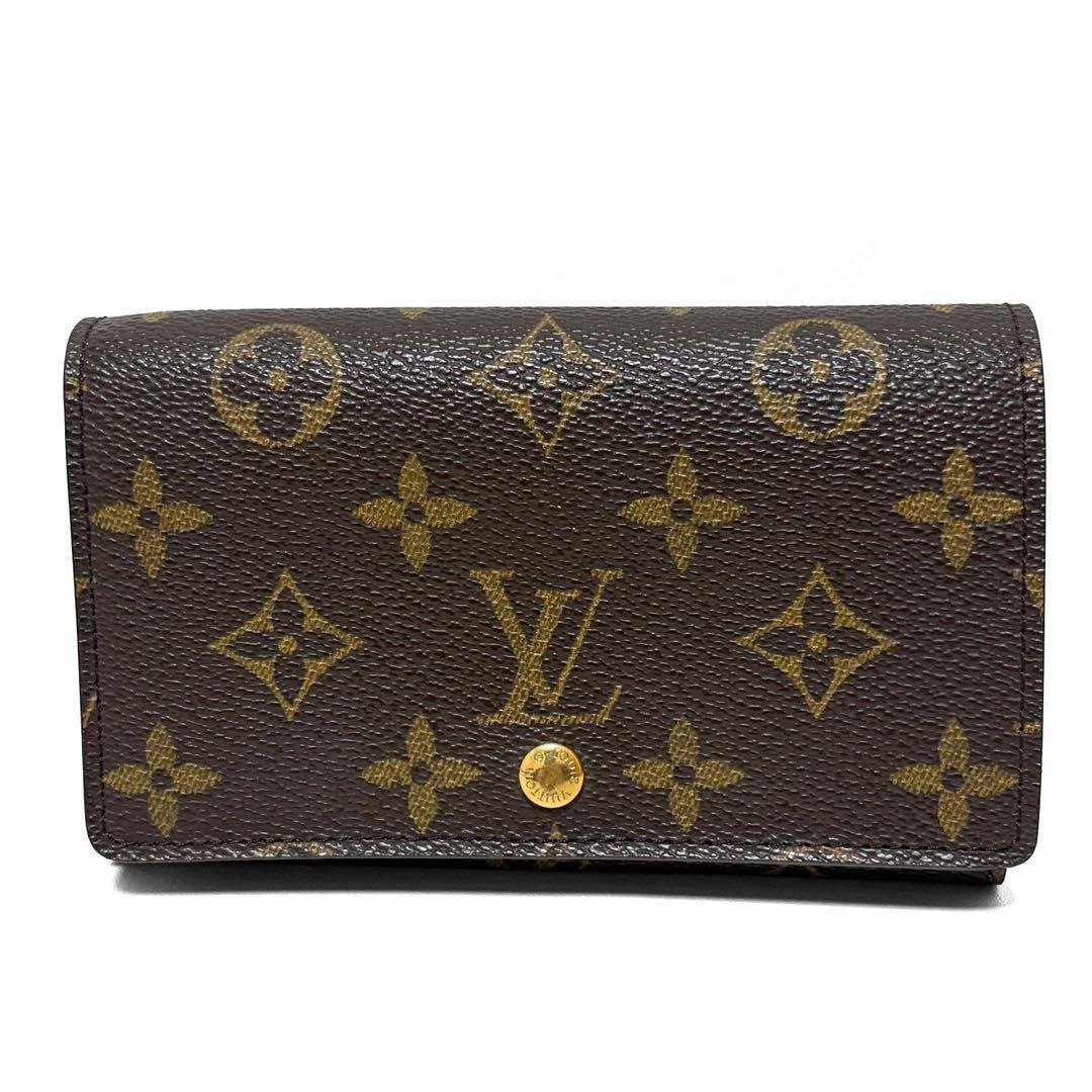 真品 Louis Vuitton 路易威登 Porte Monnaie Billet Tresor L 型拉链 对折式钱包 Monogram PVC M61730 日本直送 - 皮夹/钱包 - 其他材质 
