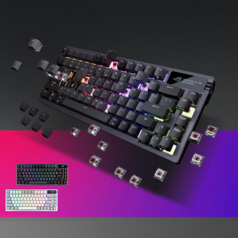 ASUS 华硕 ROG Azoth 无线键盘 - 电脑配件 - 塑料 多色