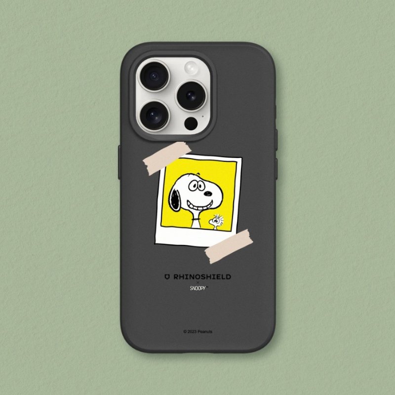 SolidX强化吸震缓冲防摔手机壳∣Snoopy史努比/拍立得-来!笑一个 - 手机壳/手机套 - 塑料 多色