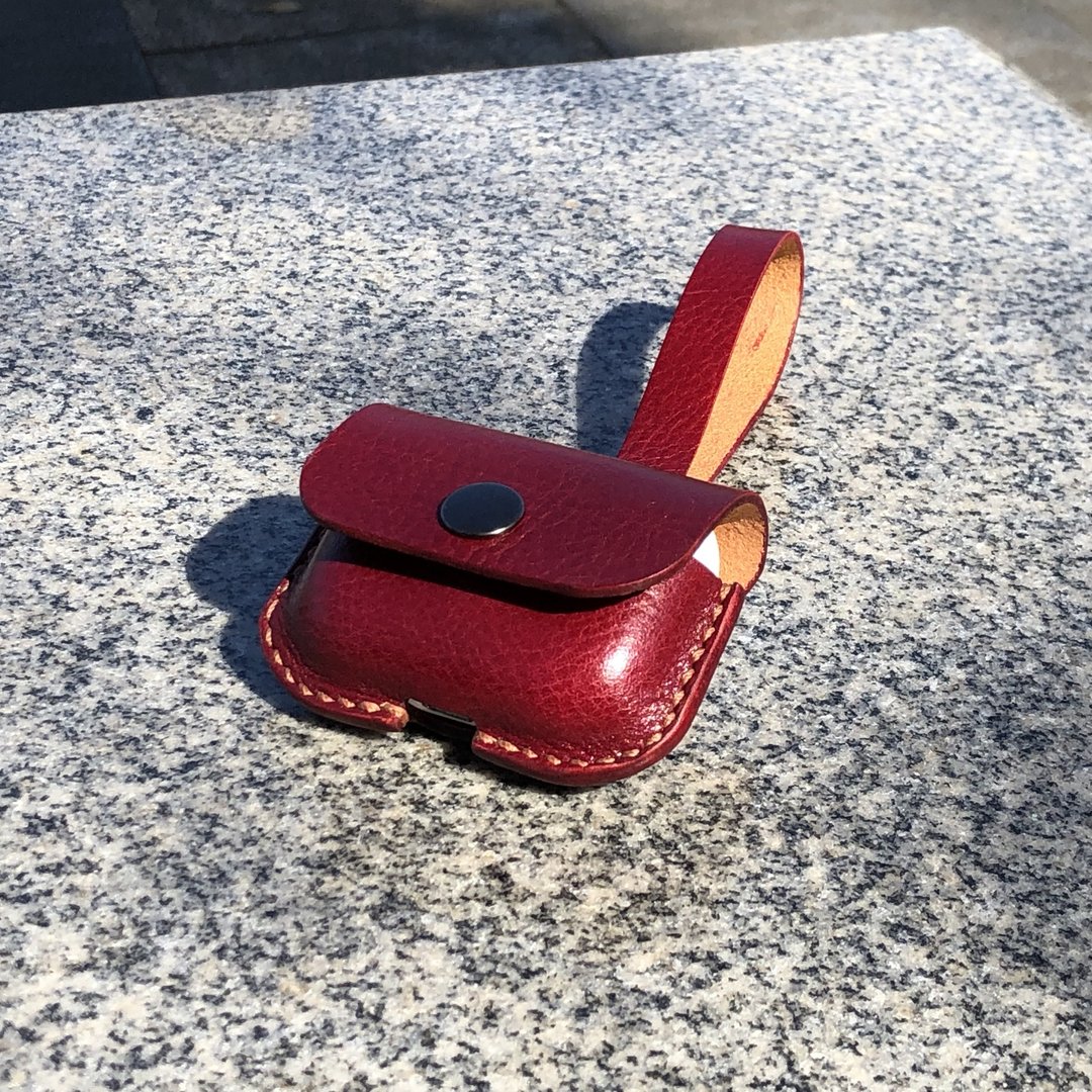 AirPods Pro / Pro 2 保护套 - 其他 - 真皮 红色