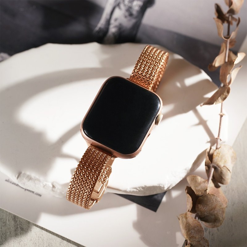 Apple Watch 设计款磁吸编织米兰 表带 - 表带 - 不锈钢 