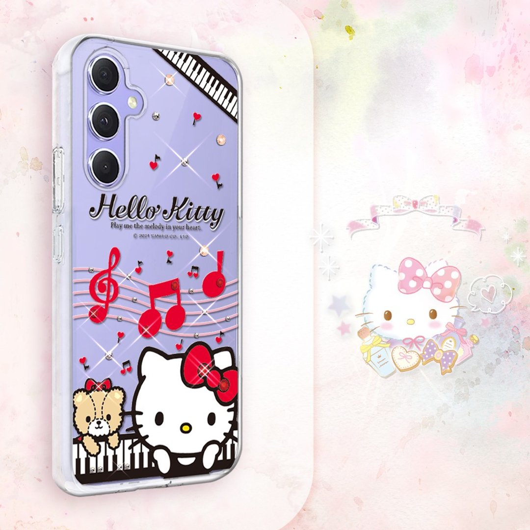Samsung Galaxy A55/A54/A53/A35 轻薄军规防摔水晶壳-凯蒂协奏曲 - 手机壳/手机套 - 其他材质 多色