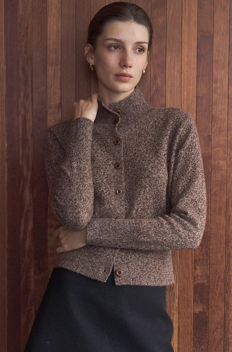 法式极简 全羊毛半高领针织毛衣 - 女装针织衫/毛衣 - 其他材质 多色