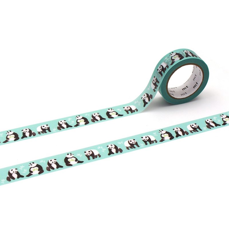 mt x maruichikyu 和纸胶带 / 熊猫 (MTMARU08) - 纸胶带 - 纸 绿色