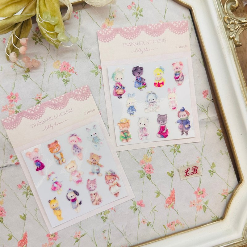 转印贴纸【Petit bébé】 - 贴纸 - 塑料 多色