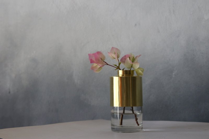 黄铜花器#14L - 花瓶/陶器 - 铜/黄铜 金色