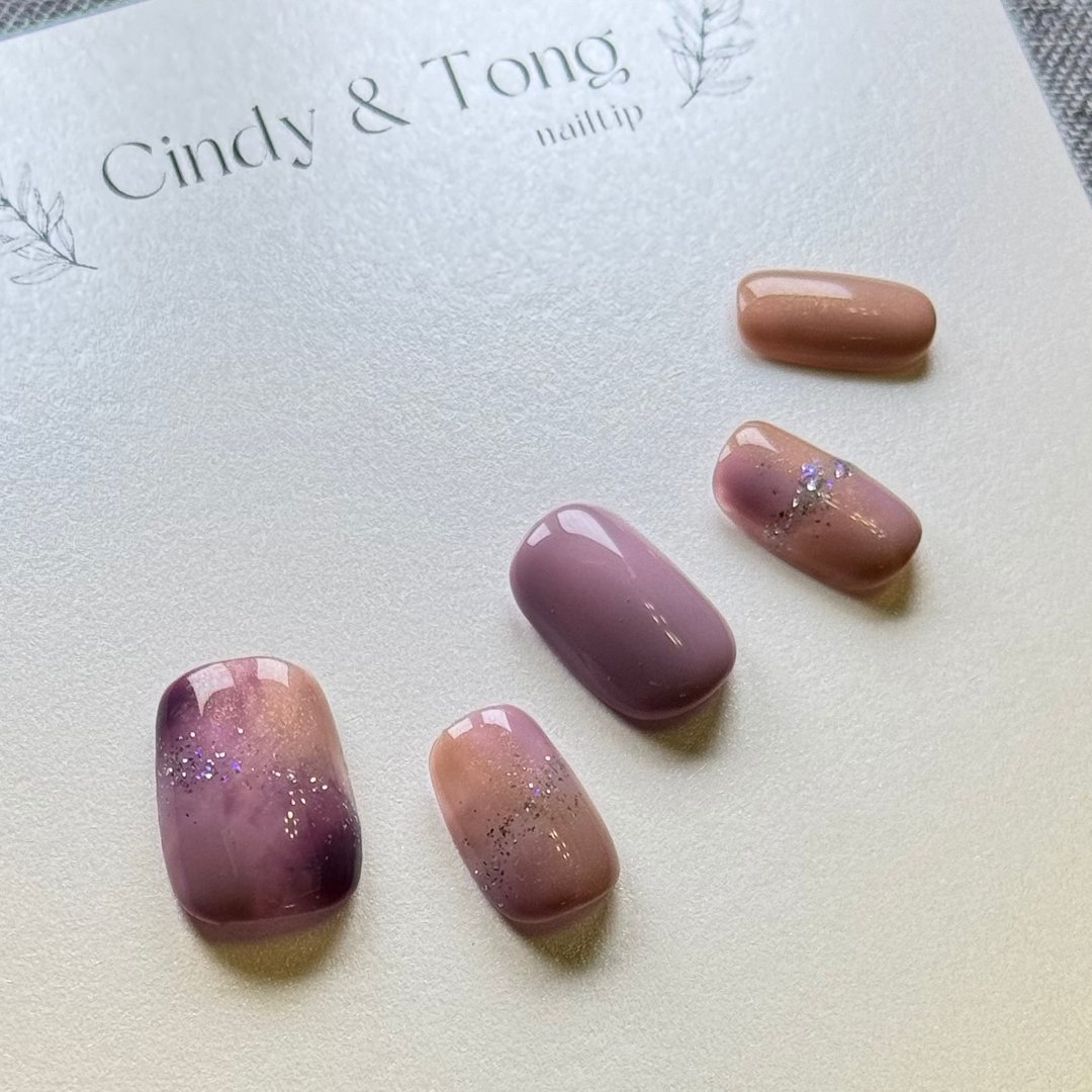 No.003N 紫色晕染 - Cindy&Tong 穿戴甲 - 其他 - 树脂 紫色