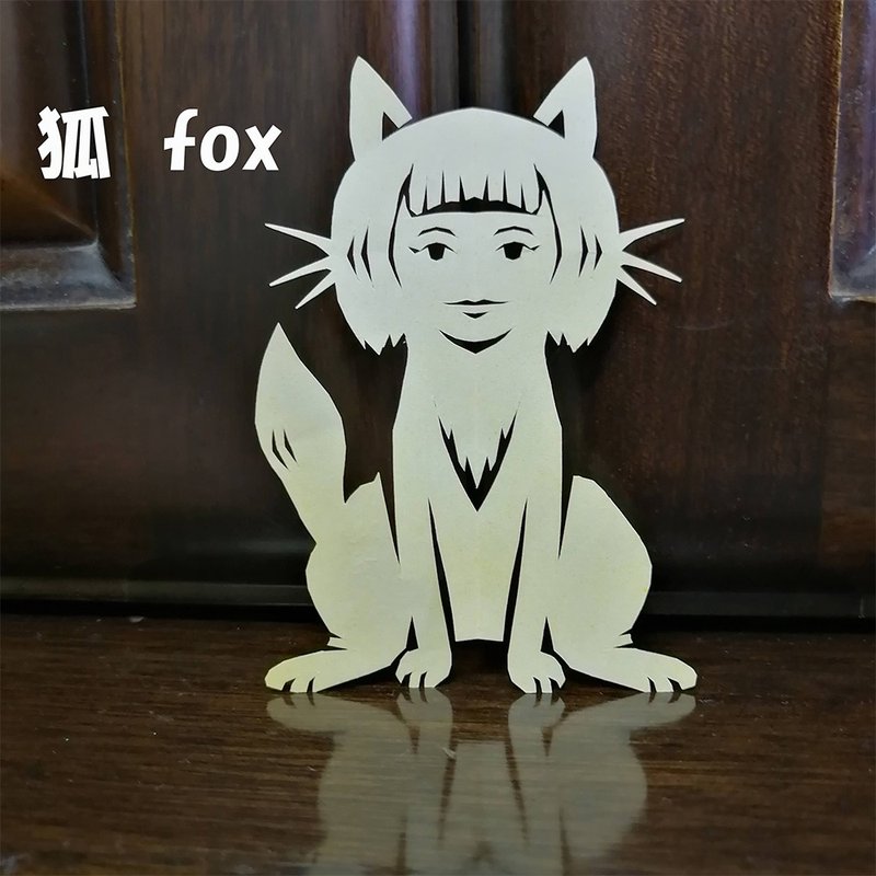 肖像 | 剪纸 | 家庭照 | 变形肖像 | 单人 - 订制画像 - 纸 白色