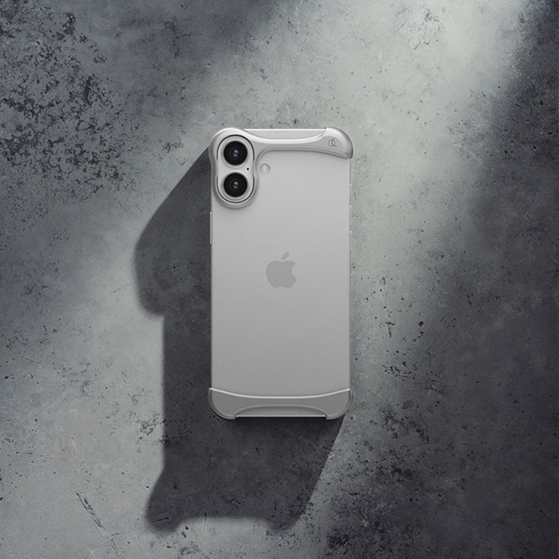 ARC | Arc Pulse iPhone 16 手机壳 消光银 - 手机壳/手机套 - 铝合金 银色