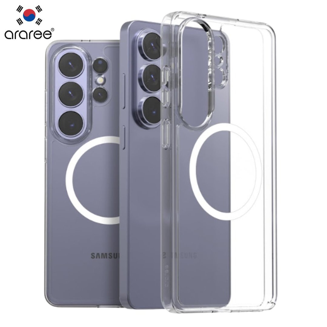 三星 Galaxy S26 ULTRA 磁吸 360 度附可转支架 透明保护壳 - 手机壳/手机套 - 其他材质 