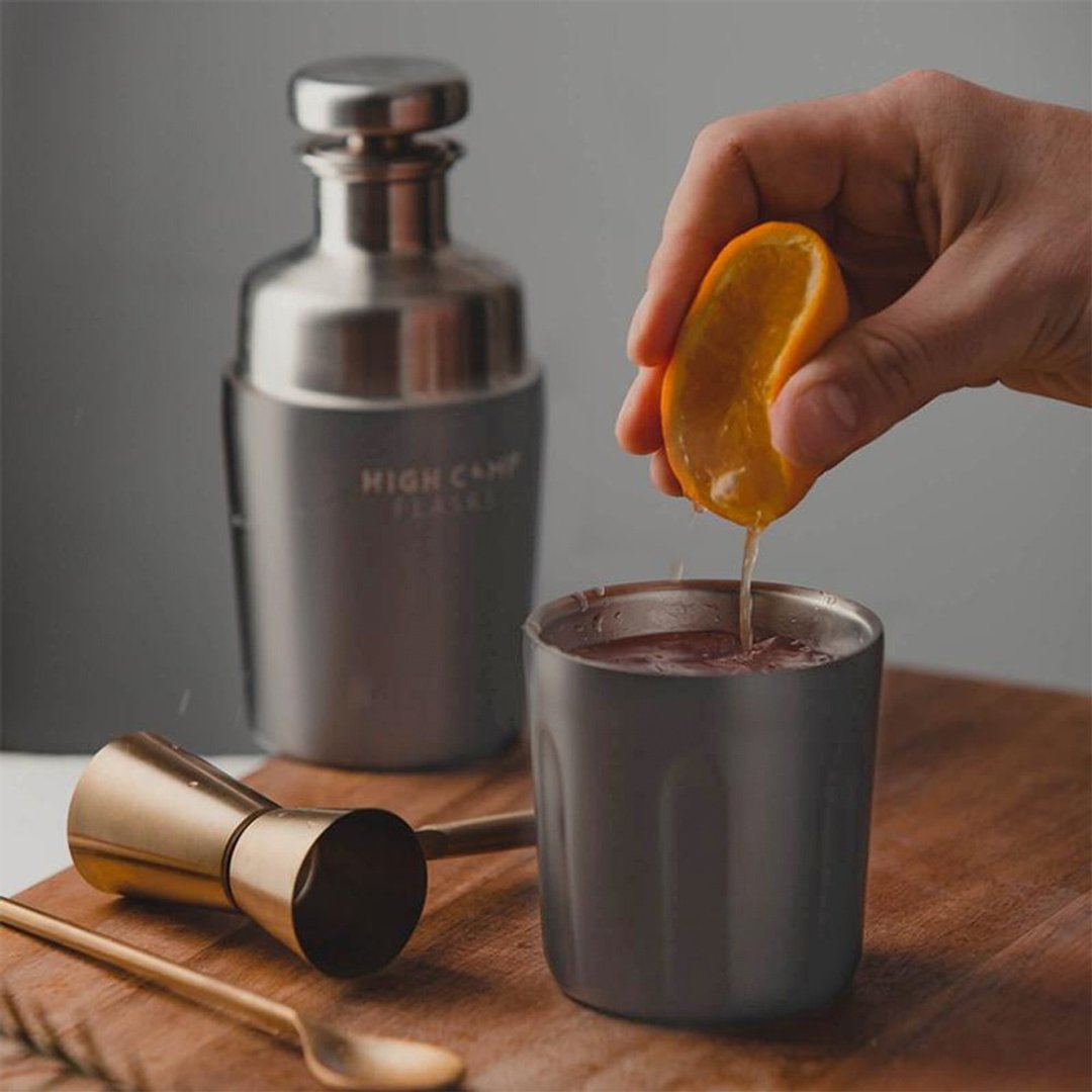 High Camp Flasks-1130 Firelight 375 Flask 酒瓶组 / 雾黑 - 酒杯/酒器 - 不锈钢 黑色