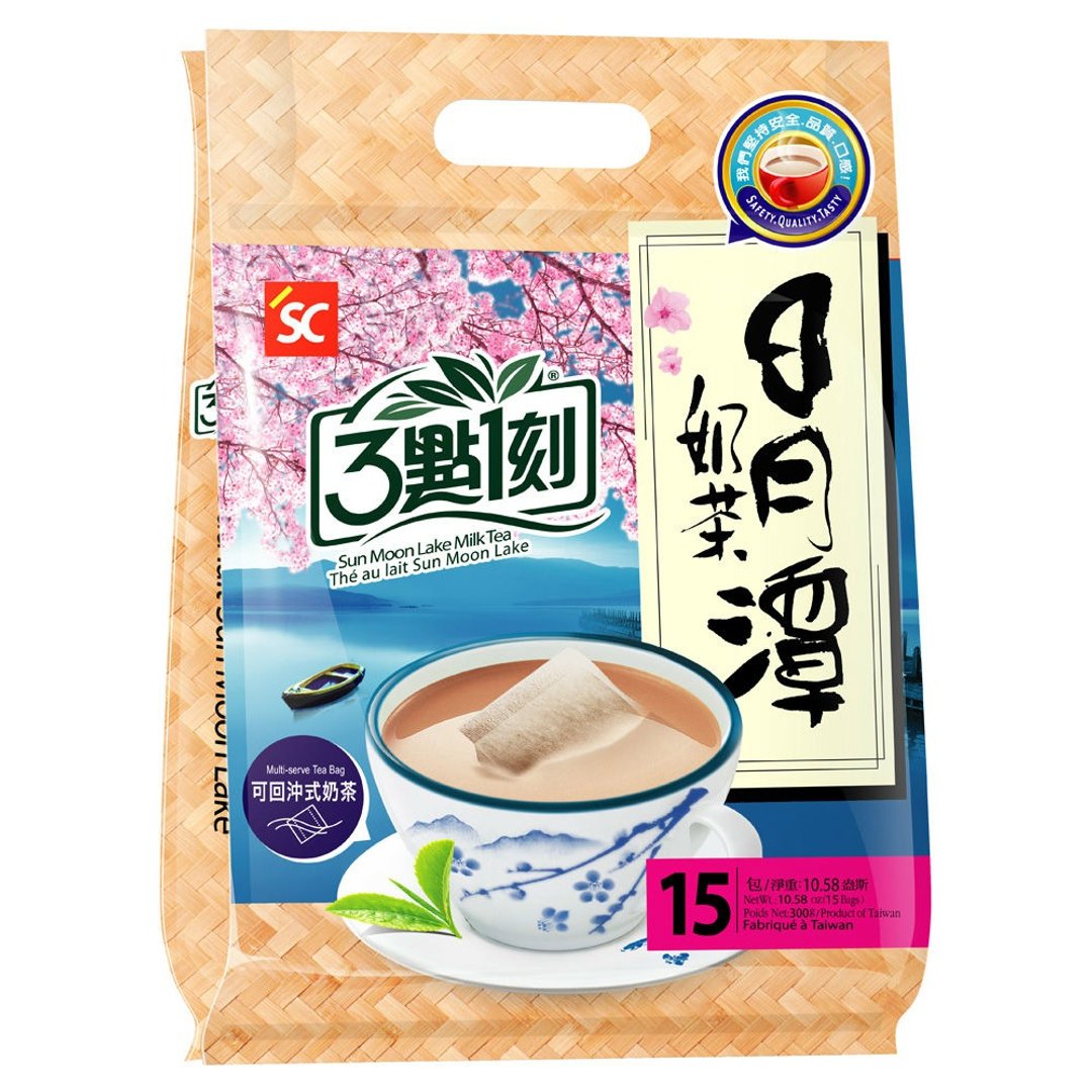 【韩星指名必买】日月潭奶茶 15入 真茶叶茶包 无人工茶精 奶素 - 奶类/豆浆 - 其他材质 红色