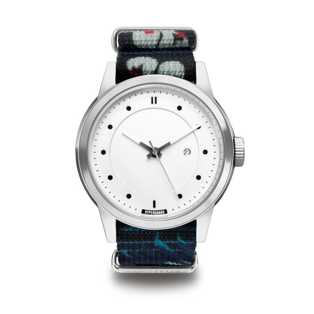HYPERGRAND - Maverick 冷钢系列 - AVALON 亚法隆之岛 手表 - 女表 - 真皮 蓝色