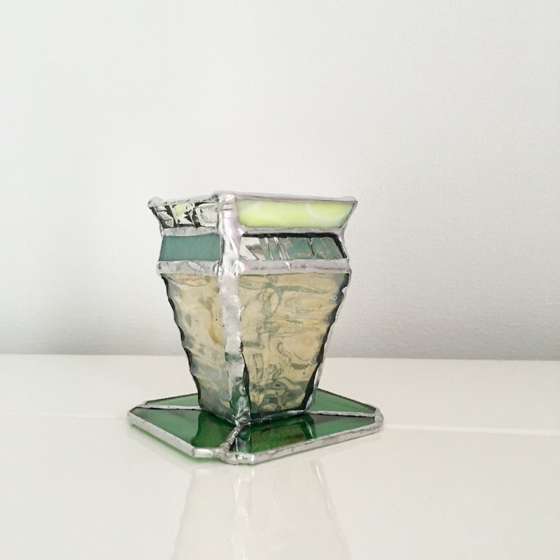 Holder Stand Daydream Chic Green Glass Bay View - 摆饰 - 玻璃 绿色