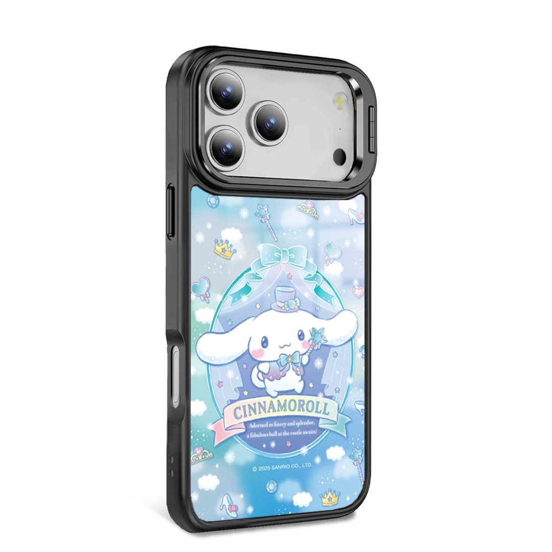 iPhone 全系列 防摔合金框隐形立架手机壳 - 晚宴大耳狗 - 黑框 - 手机壳/手机套 - 其他材质 多色