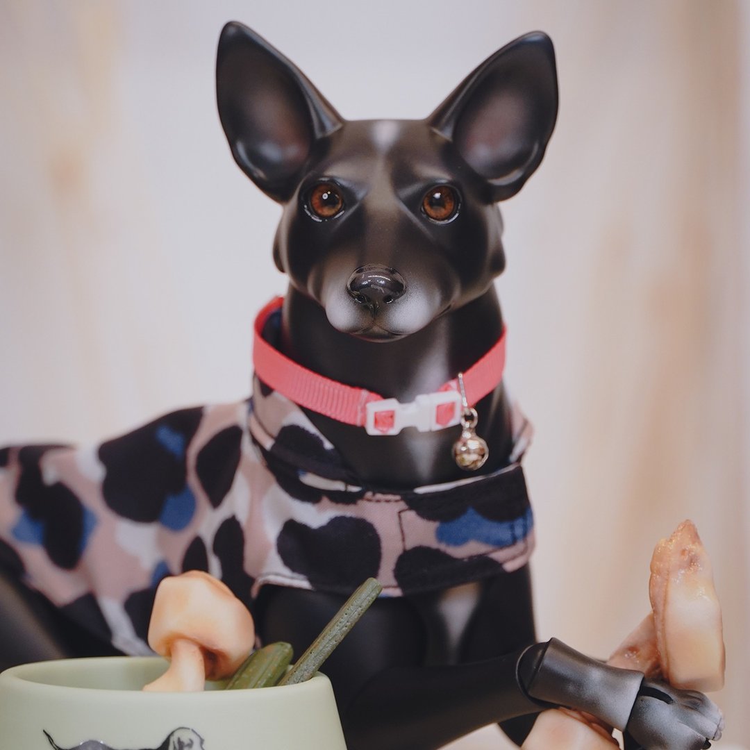 Anna-Queen / BJD Dog Bony 球体关节狗狗 - 玩偶/公仔 - 树脂 