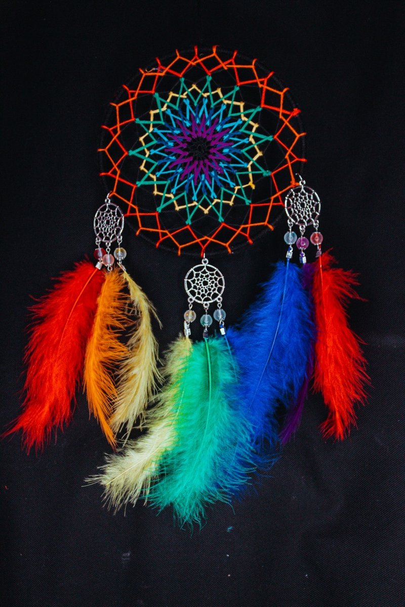 纯手工捕梦网 Handmade Dreamcatcher－【彩虹元素】 - 摆饰 - 其他材质 多色