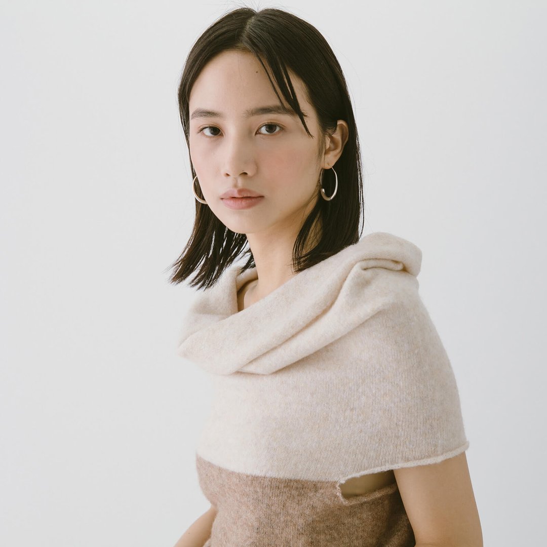 多变毛衣 - 奶茶 - 女装针织衫/毛衣 - 羊毛 卡其色