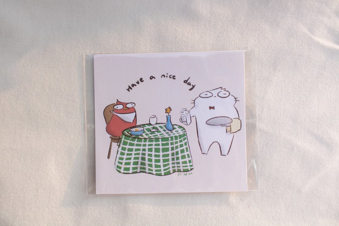 Have a nice day 卡片 - 卡片/明信片 - 纸 