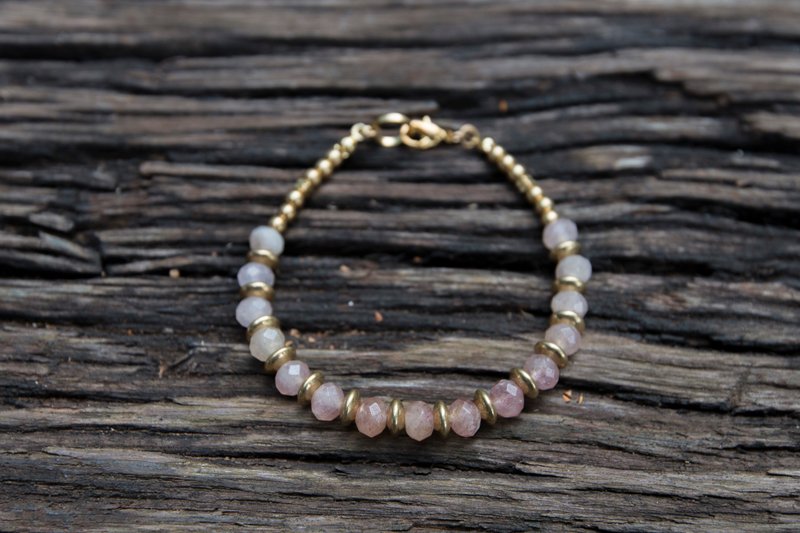 人际关系爱情 ∣ 草莓晶 助业绩 事业运 手链 - 手链/手环 - 半宝石 粉红色