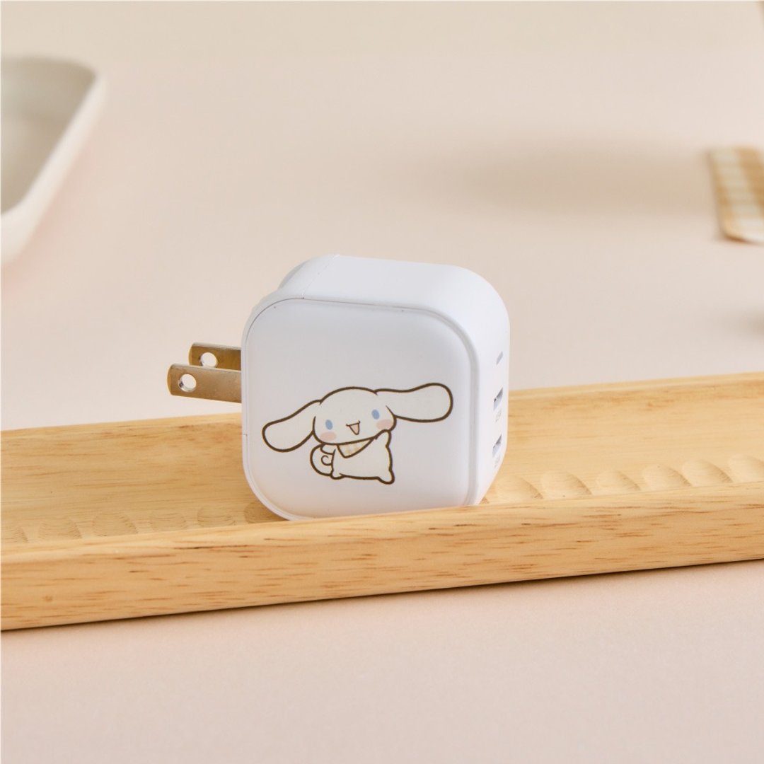 奶油家族x大耳狗开心打招呼GaN 45W Type-C双孔充电头 - 数码小物 - 塑料 多色