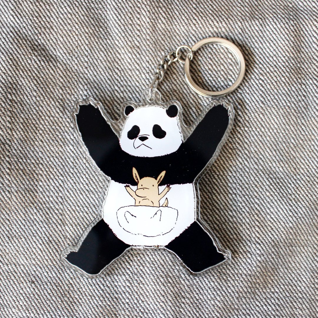 Keychain: Mascot Panda Kangaroo 2 - 其他 - 压克力 