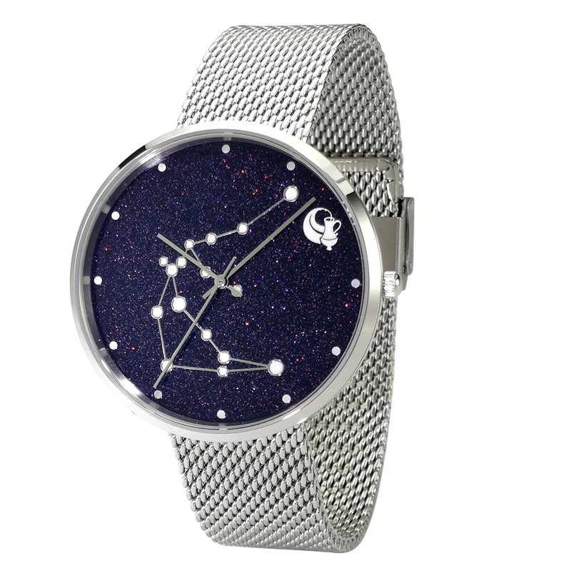 12 星座手表 (水瓶座) 夜光 全球包邮 - 女表 - 其他金属 蓝色