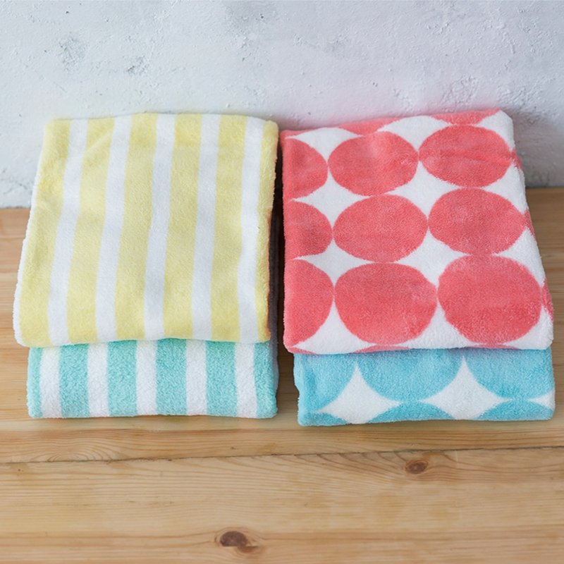 CB Japan泡泡糖几何系列超细纤维3倍吸水毛巾(四色可选) - 其他 - 聚酯纤维 粉红色