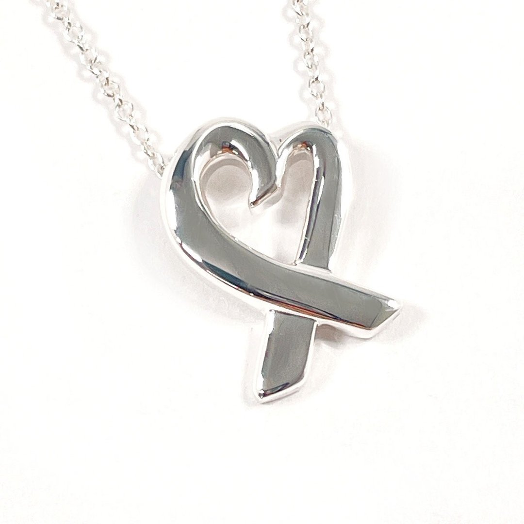 【日本直购 精选美品】Tiffany & Co. 项链 Loving Heart Paloma Picasso 银 925 珠宝 经抛光翻新 - 项链 - 纯银 银色