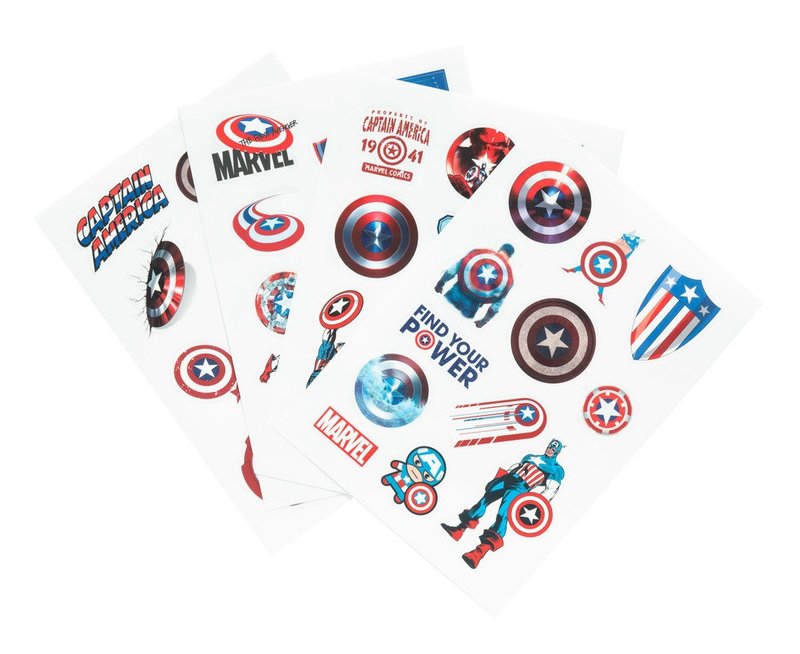 【漫威】美国队长3C科技贴纸组/MARVEL/CAPTAIN AMERICA - 贴纸 - 其他材质 