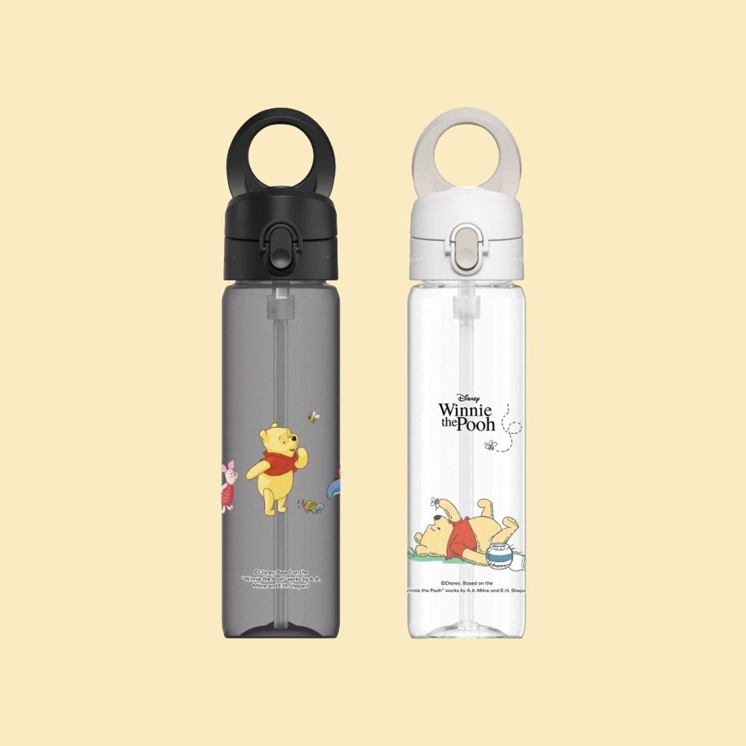 AquaStand磁吸水壶-Tritan 800ml(附吸管)∣小熊维尼系列 - 水瓶/水壶 - 塑料 多色