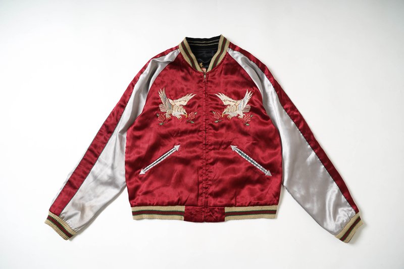 照旧古着 Tailor Toyo 横须贺 刺绣外套 五十塔刺绣 双面穿 vinta - 男装外套 - 其他材质 多色