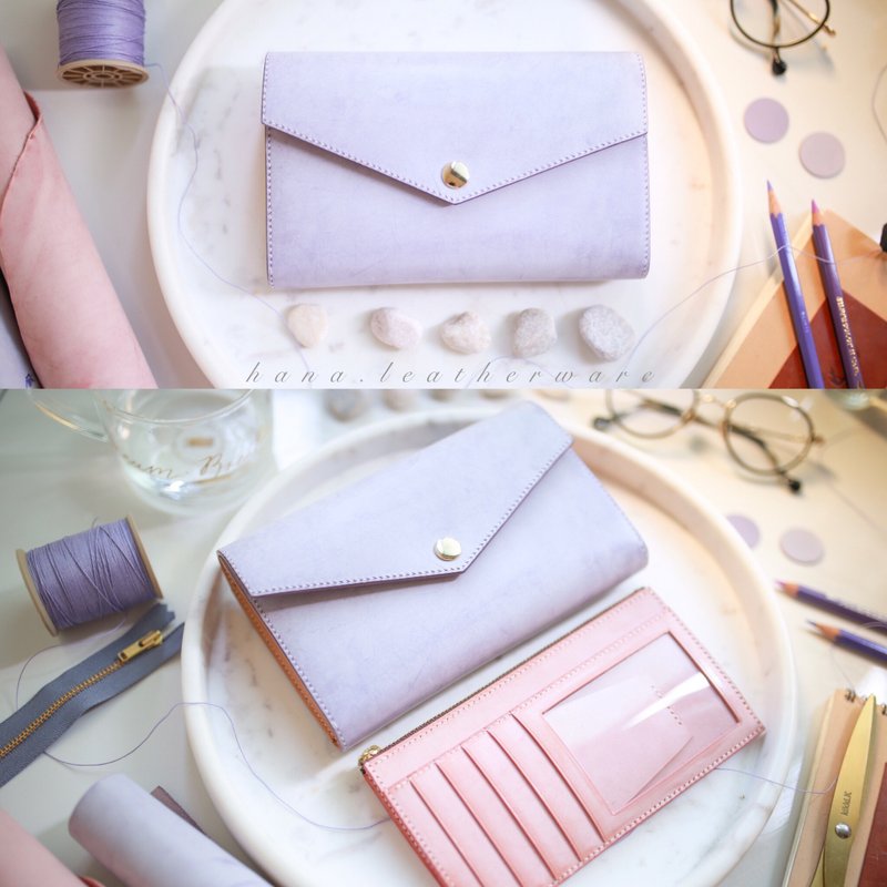 可拆式 信封形护照套 （ 附有小银包 ） - 皮夹/钱包 - 真皮 