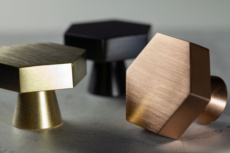 golden parade【六角】黄铜单点把手 - 其他 - 铜/黄铜 