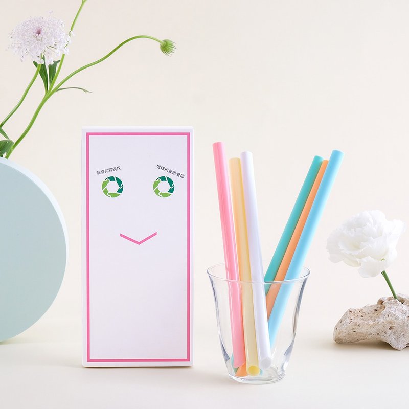 【卡卡环保吸管】可拆式环保吸管6支入 - 其他杯子 - 塑料 