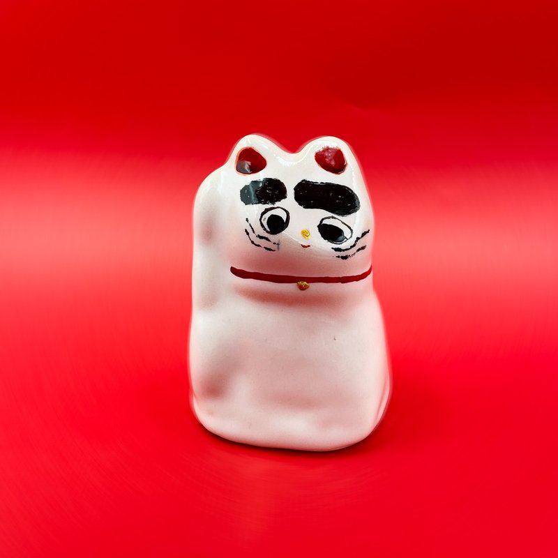 街头开运招财猫_mi-mi-mauh-mauh咪咪猫猫系列_#05 - 摆饰 - 陶 白色