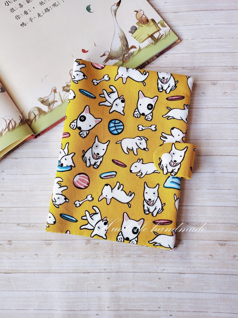 贱狗 绣字需加购 宝宝手册套 儿童手册套 - 满月礼盒 - 棉．麻 橘色