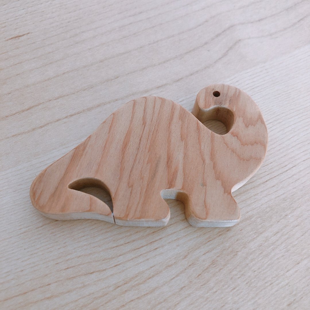 恐龙桧木磁铁 - 冰箱贴/磁贴 - 木头 咖啡色