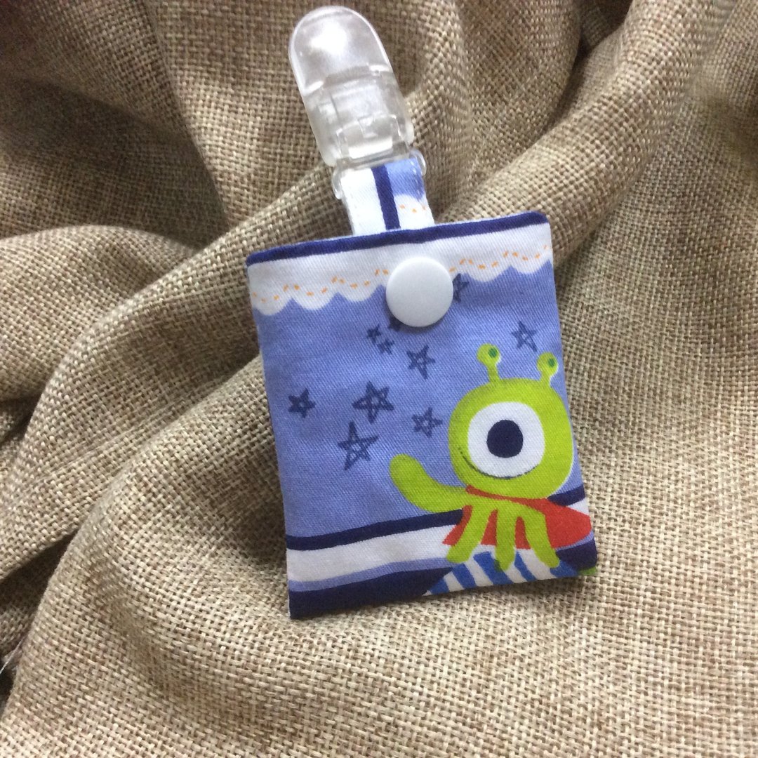 平安符袋｜钥匙圈｜蓝白底-星际大战 - 围嘴/口水巾 - 棉 