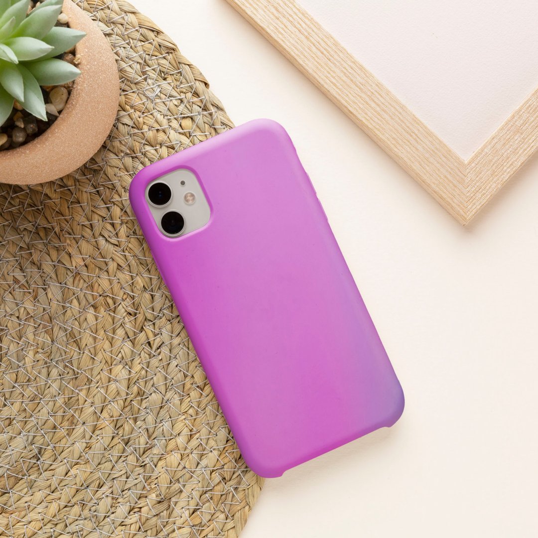客制手机壳 iPhone 14 13 Pro Matte 粉彩液体渐变7 4 粉色 蓝色 - 手机壳/手机套 - 塑料 多色